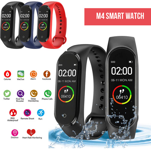 M4 Smart Bracelet Fitness Tracker PK Mi Band 4 Style Sport Smart Watch 0.96  Inch IP67 Waterproof Heart Rate Blood Pressure Free DHL From Centurys,  $5.98 | DHgate.Com