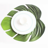 4PC Monstera Leaf Placemat Plate Coasters Artificial 46cm