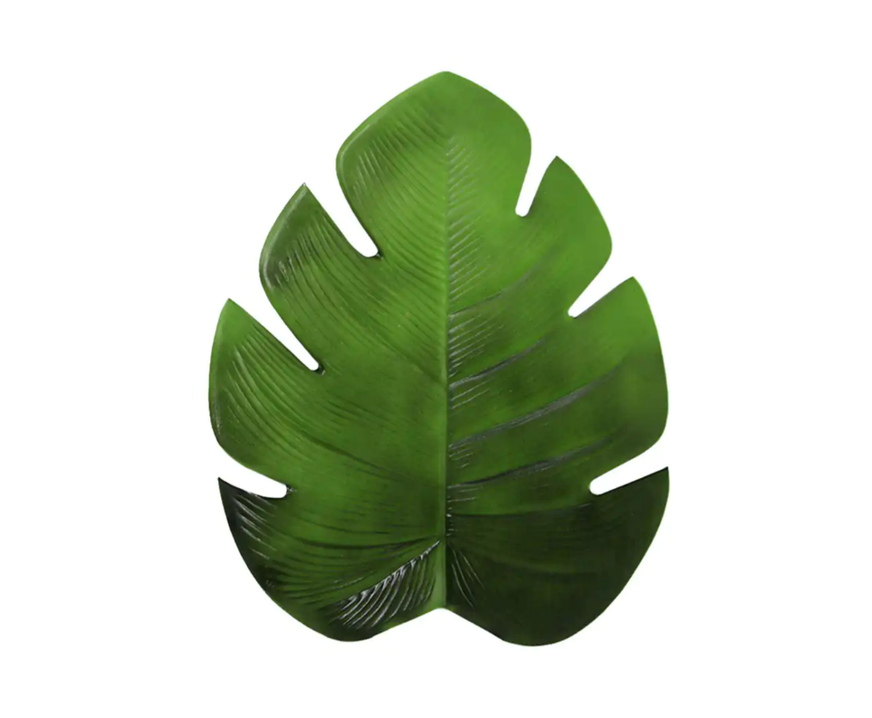 4PC Monstera Leaf Placemat Plate Coasters Artificial 46cm