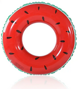 Inflatable Float Ring 70cm Swimming Pool Summer Fruit Watermelon Ring