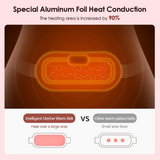 Period Massage Belt Thermal Heating Massaging Menstrual Relief Pad