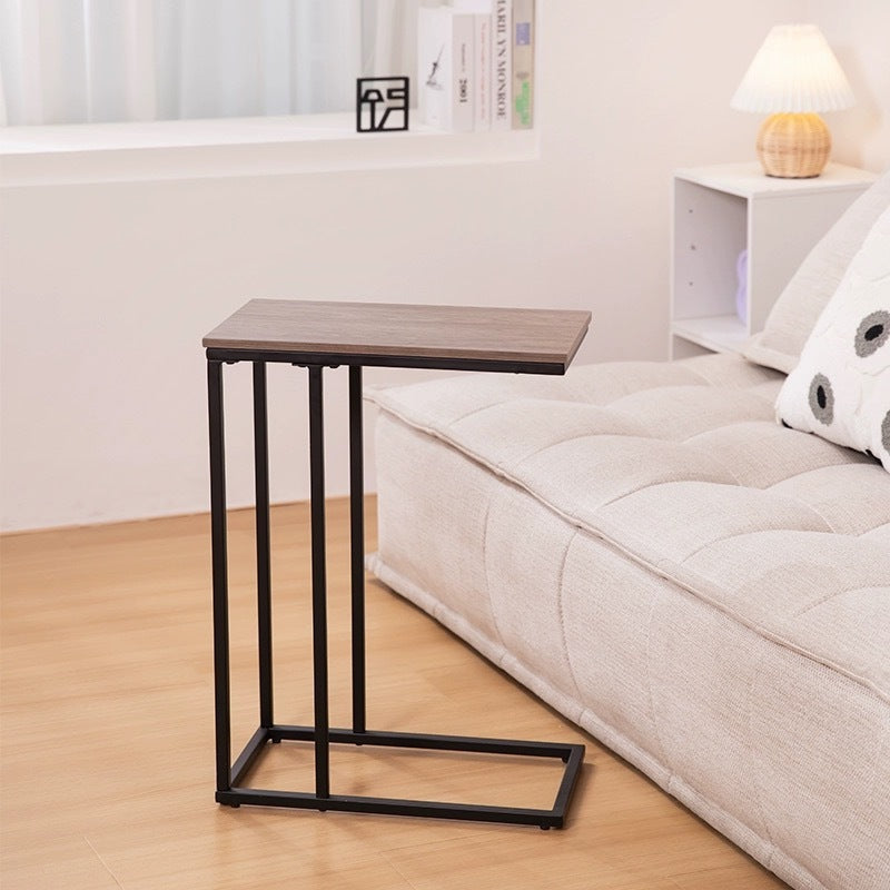 Modern Side Table Wooden End Table Bedside Sofa Table (Oak)