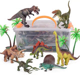 Dinosaur Toys With Jungle Carpet Toy Figure Activity Mat With Case