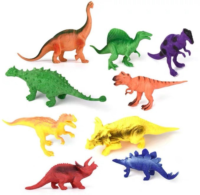 Dinosaur Toys With Jungle Carpet Toy Figure Activity Mat With Case