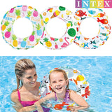 Intex Inflatable Swimming Pool Float Toddler Kids Baby Tube Safe Ring (Fish)