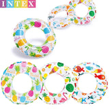 Intex Inflatable Swimming Pool Float Toddler Kids Baby Tube Safe Ring (Fish)