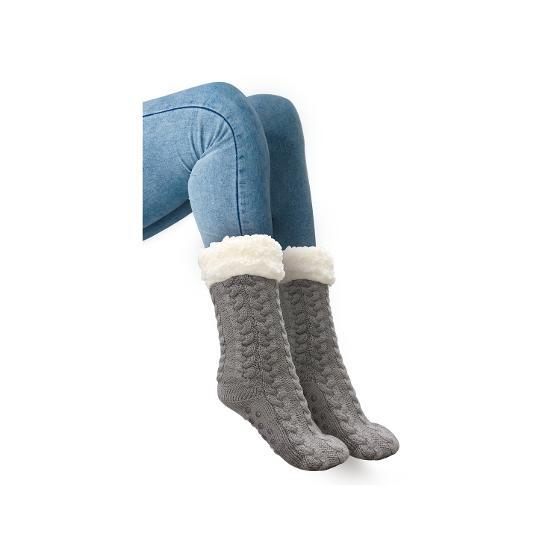 Huggle Socks Slipper Socks Grey