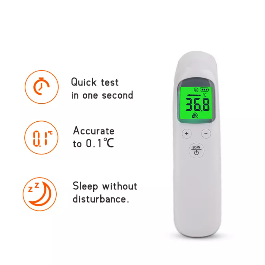 Infrared Forehead Thermometer Non-Contact For Fever Digital Temperature Reader