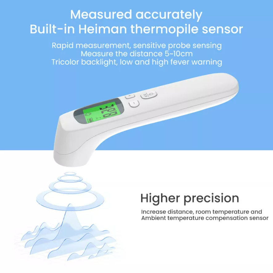 Infrared Forehead Thermometer Non-Contact For Fever Digital Temperature Reader