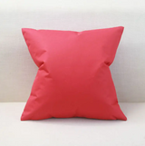 Outdoor Cushion Case Waterproof 45cm Square Cover Pillow (Red)