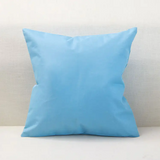 Outdoor Cushion Case Waterproof 45cm Square Cover Pillow (Sky Blue)