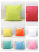 Outdoor Cushion Case Waterproof 45cm Square Cover Pillow (Sky Blue)