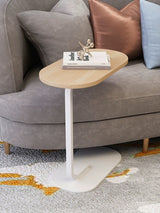 Corbin Side Table Wooden End Table Bedside Sofa Table (White Wood)