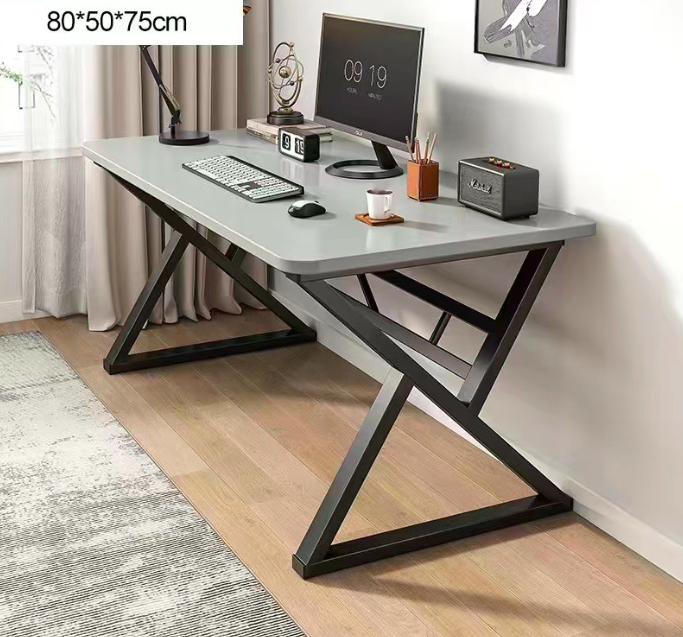 Nexus Modern Industrial Office Style Computer Desk (Grey)