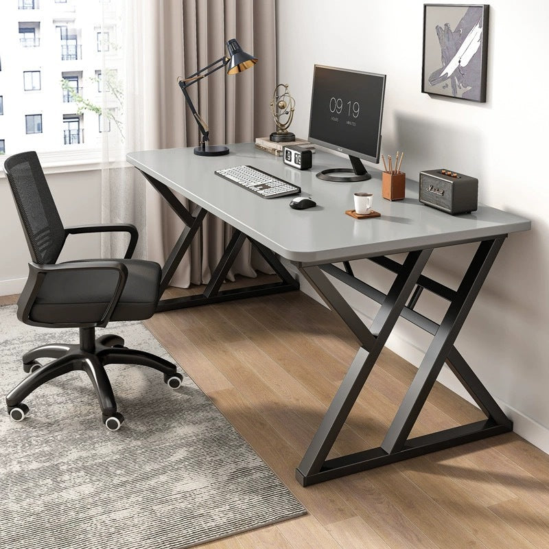 Nexus Modern Industrial Office Style Computer Desk (Grey)