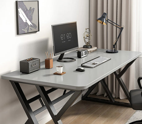 Nexus Modern Industrial Office Style Computer Desk (Grey)