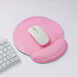 Mouse Pad Soft Squishy Ergonomic With Wrist Support Rest (Baby Pink)