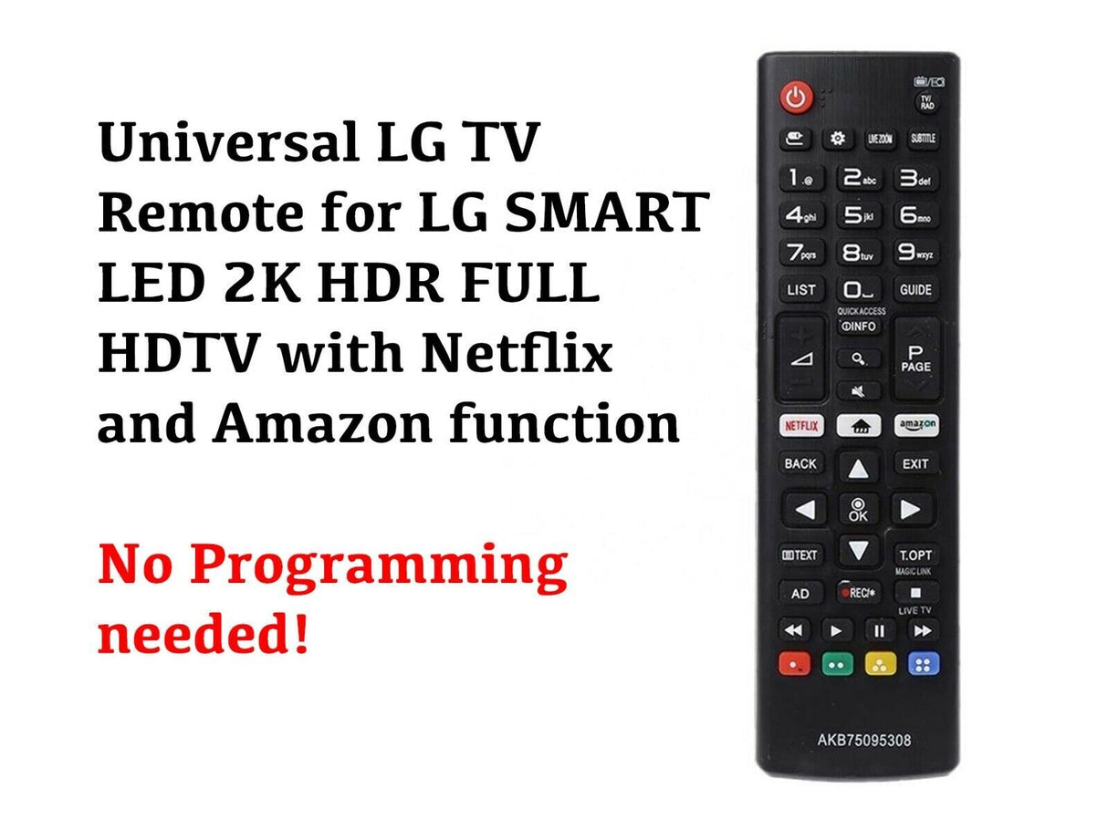 LG AKB75095308 TV Remote Control Replacement for Ultra HD TV