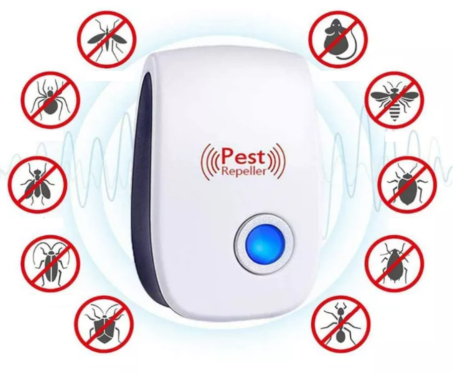 1x Ultrasonic Pest Reject Pest Repeller Electronic Rodent Control (1 Pack)