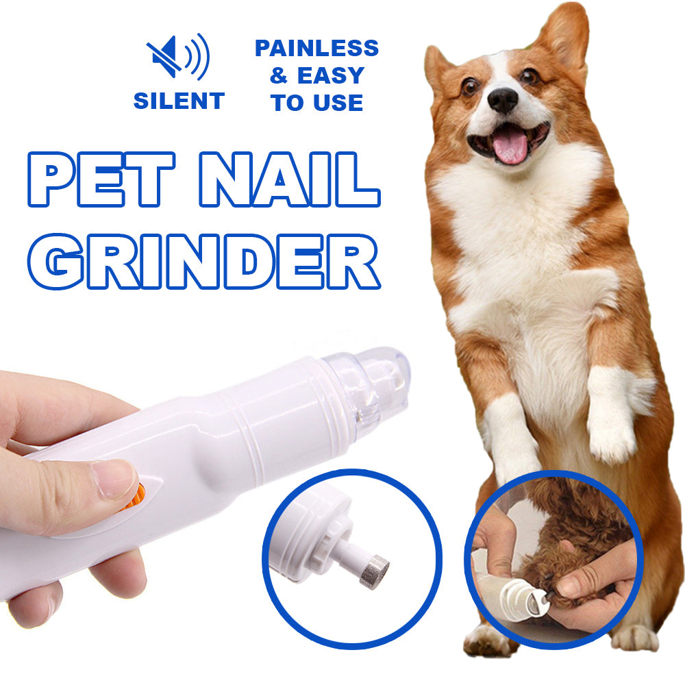 Electric Pet Nail Grinder Painless For Dog Cat Clippers Grind Grooming Trimmer