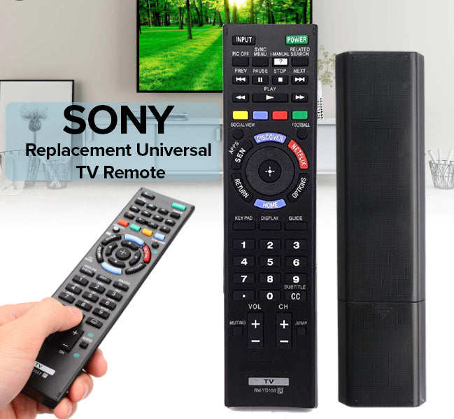 Sony RM-YD103 Universal TV Remote Control Replacement With Netflix Button