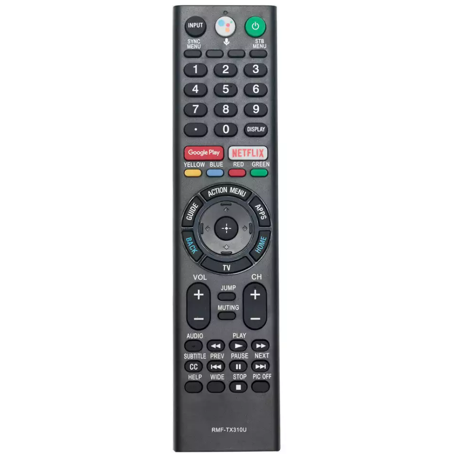 Sony RMF-TX310U Remote Control For Sony 4K Smart TV Voice Control Netflix Button