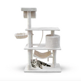 Cat Climbing Frame Tree Bed Scratch Post Large 141cm (Beige)