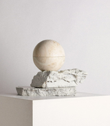 Beige Marble Travertine Stone Incense Burner Sphere