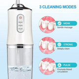 Tooth Flosser Water Jet Cordless Flossing Pulse Pod Device