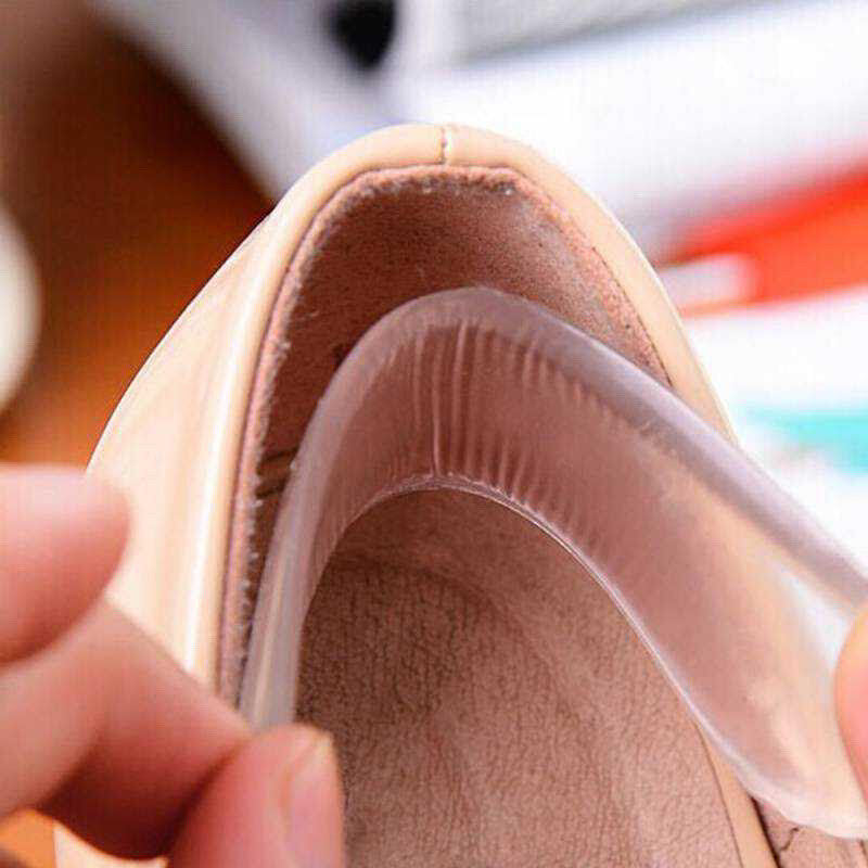 Heel Shield Clear Gel Blister Protector Heel Hugger Shoe Liner Insole Protection Pads