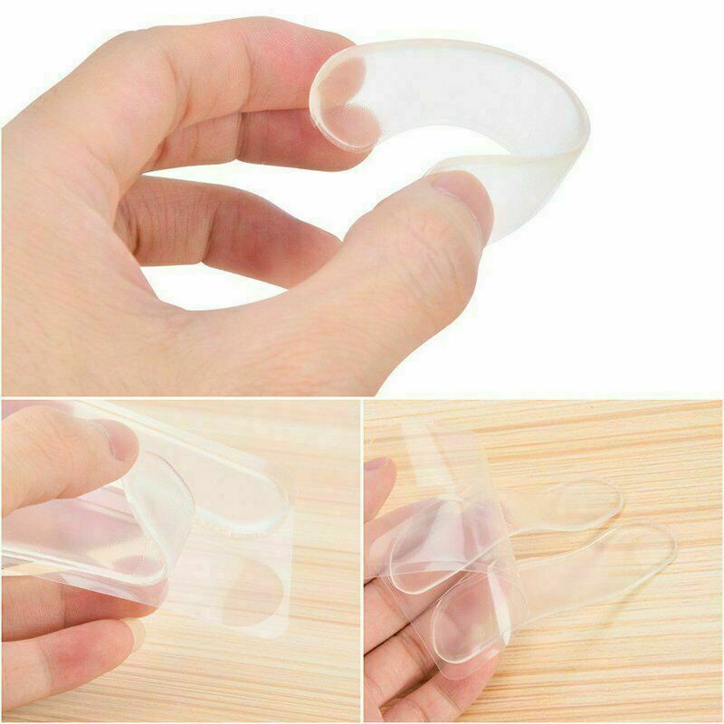 Heel Shield Clear Gel Blister Protector Heel Hugger Shoe Liner Insole Protection Pads