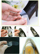 Heel Shield Clear Gel Blister Protector Heel Hugger Shoe Liner Insole Protection Pads