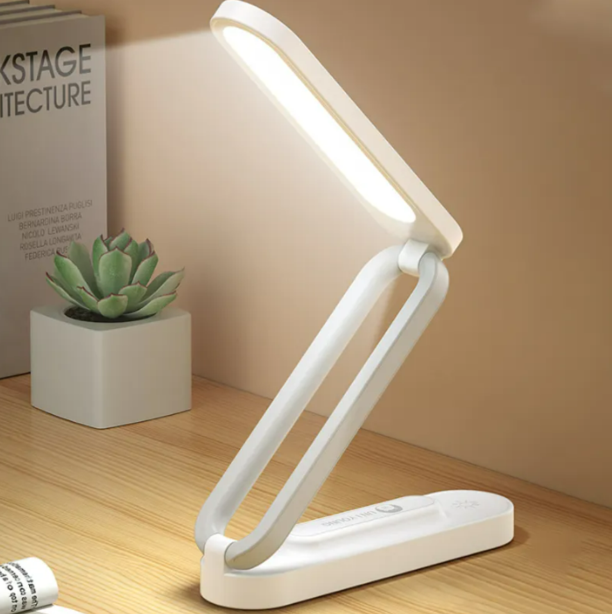 Folding Led Desk Lamp Natural Light Dimmable Office Lamp 3 Colour Mode USB