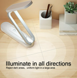 Folding Led Desk Lamp Natural Light Dimmable Office Lamp 3 Colour Mode USB