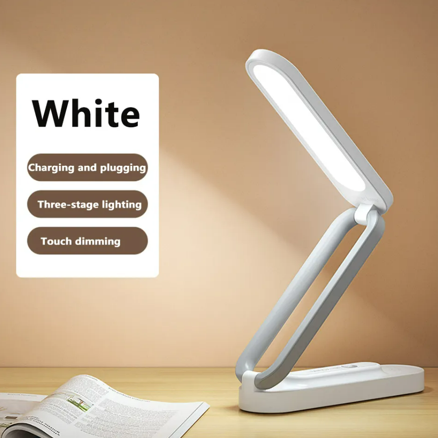 Folding Led Desk Lamp Natural Light Dimmable Office Lamp 3 Colour Mode USB