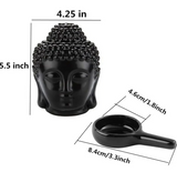 Essential Oil Burner Tealight Candle Buddha Ceramic Holder With Spoon