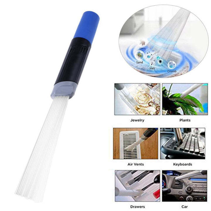 Dust Daddy Universal Vacuum Attachment Cleaning Tool Keyboards Car Crevice Corner