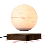 3D Floating Moon Lamp Black Base Home Magical Gravity Decoration