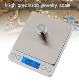 Electronic 0.01g 500g Portable Scales Precision Stainless Steel Pocket Platform Scale