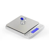 Electronic 0.01g 500g Portable Scales Precision Stainless Steel Pocket Platform Scale