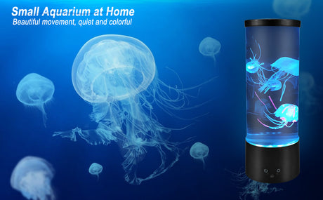 Jelly Fish Lamp Mood Changing Colour Sensory Life Like Lamp