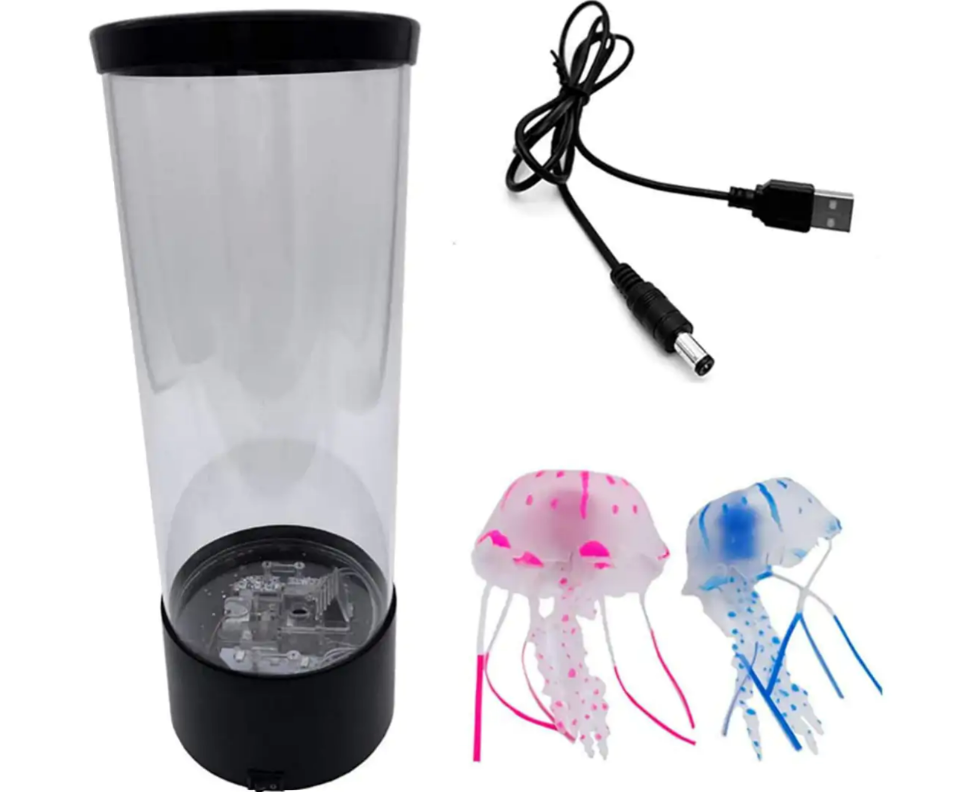 Jelly Fish Lamp Mood Changing Colour Sensory Life Like Lamp