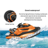 Racing Boat Remote Control Jetsky Water 2.4G Speed Motor Boat Toy (Orange)