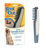 Knot Out Electric Pet Brush Grooming Comb For Removing Tangles