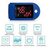 Pulse Oximeter Blood Sp02 Reader Pulse Rate Monitor PR LED Digital Medical Grade