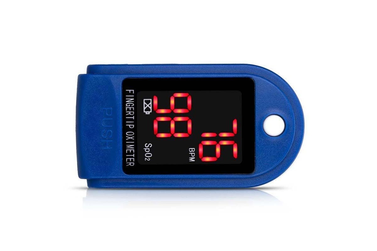 Pulse Oximeter Blood Sp02 Reader Pulse Rate Monitor PR LED Digital Medical Grade