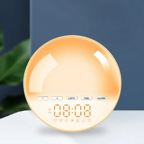 Wake Up Sunlight Alarm Lamp Sunrise Clock Night Light