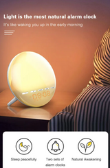 Wake Up Sunlight Alarm Lamp Sunrise Clock Night Light